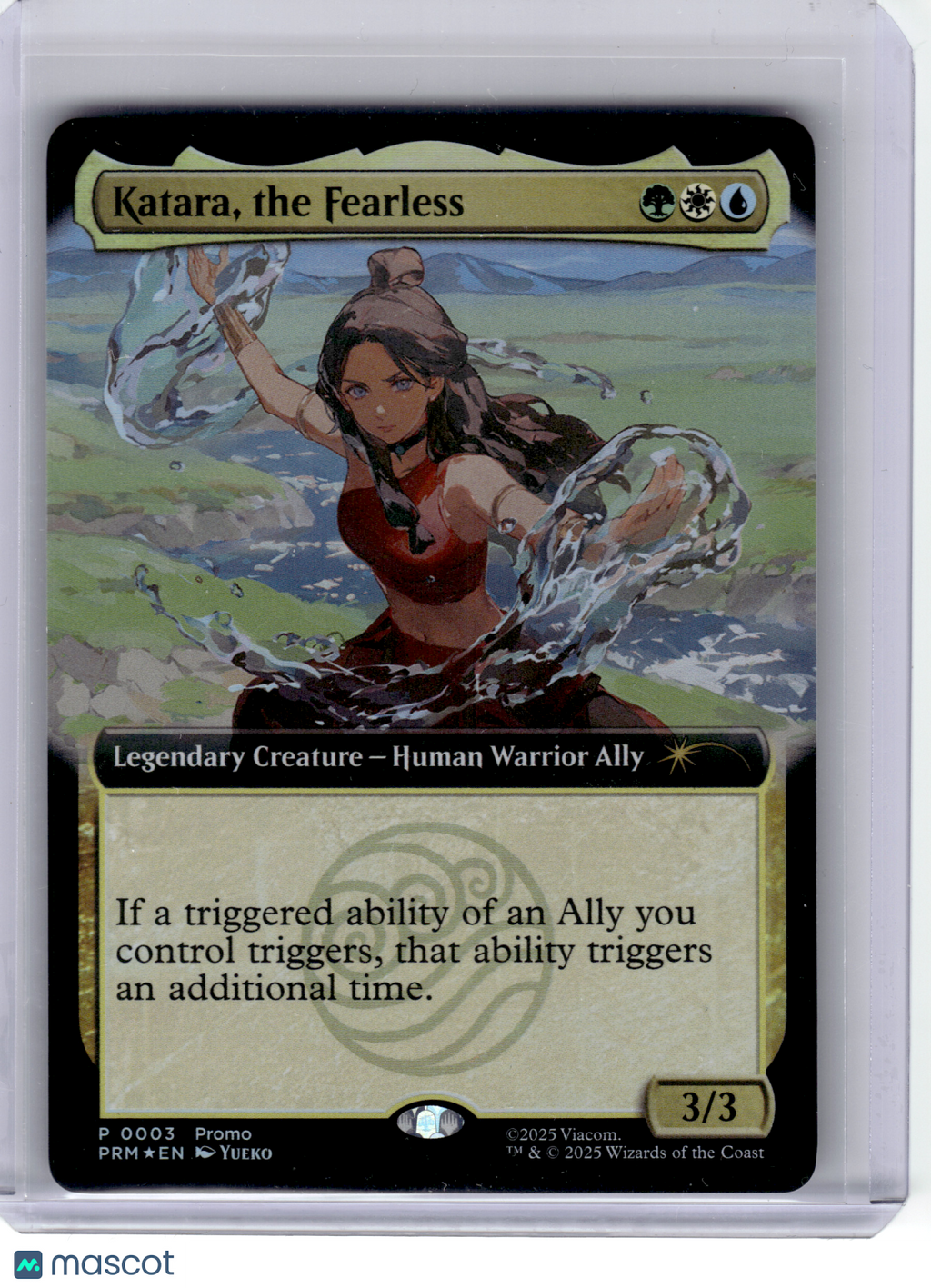 2025 MTG—Katara, the Fearless (Ext Art) #0003 Media Promos—Foil (SDCC 2025) [LP]