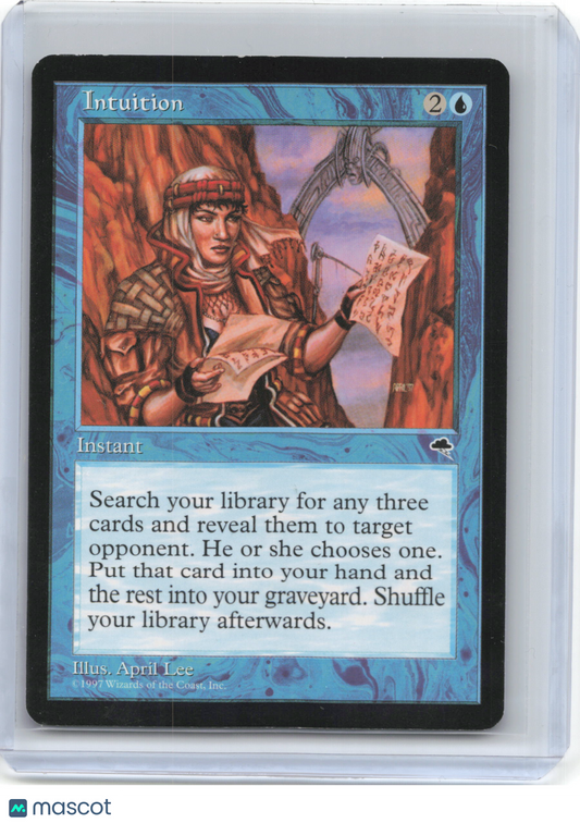 1997 Magic: The Gathering—Intuition #70 Tempest—Rare Non-Foil (Lightly Played)
