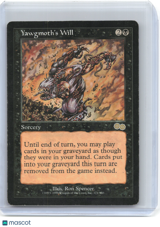 1998 Magic: The Gathering—Yawgmoth's Will #171 Urza's Saga—Rare Non-Foil