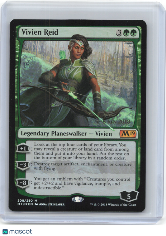 2018 Magic: The Gathering—Vivien Reid #208 Prerelease Cards— Foil