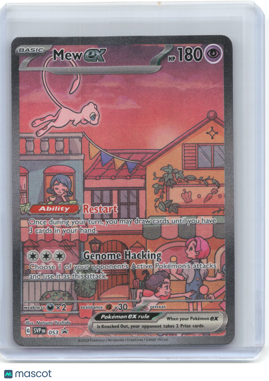 2023 Pokemon—Mew ex #SVP EN 053 Scarlet & Violet Promo Card—BSP Holo