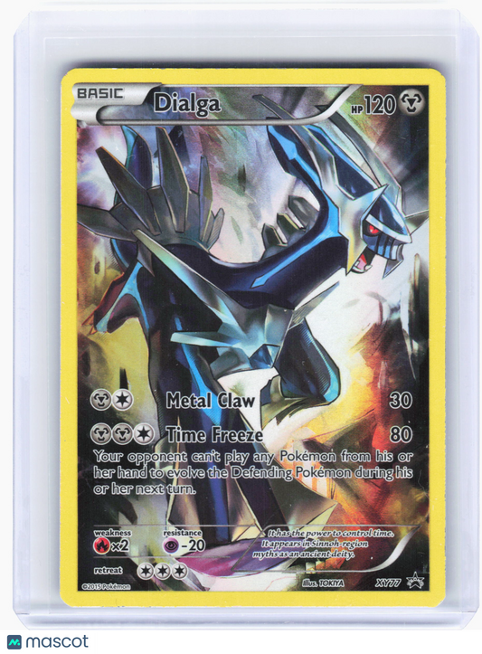 2015 Pokemon—Dialga (Full Art Promo) #XY77 XY Promos—Foil [Damaged]