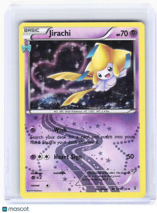 2016 Pokemon—Jirachi #RC13/RC32 Generations: Radiant Collection—Foil [Damaged]