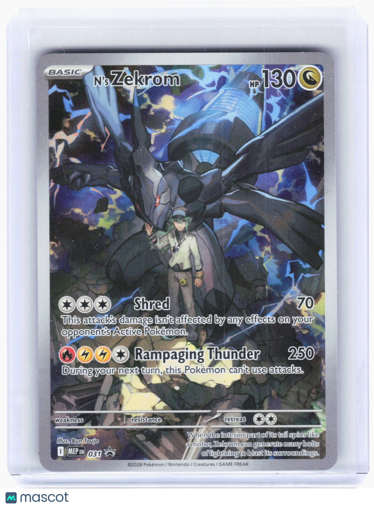 2026 Pokemon—N's Zekrom #031 Mega Evolution Promo—Black Star Promo Foil