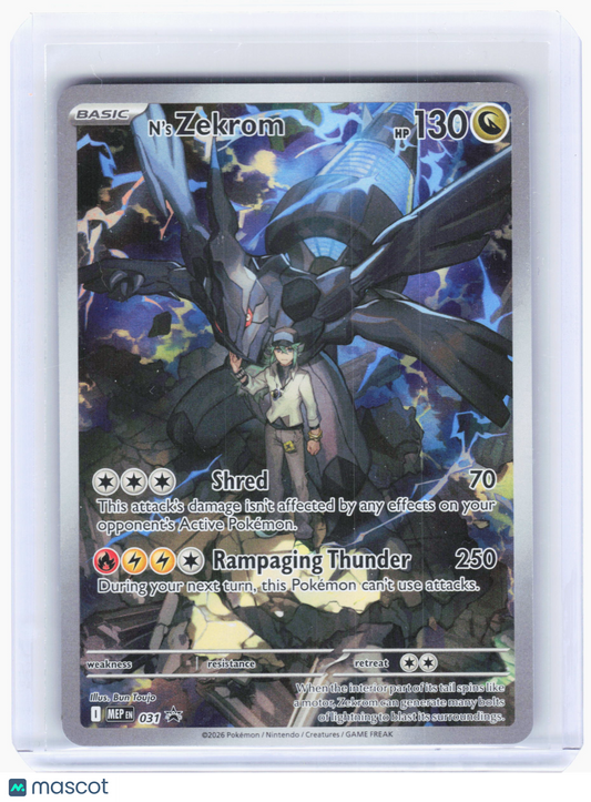 2026 Pokemon—N's Zekrom #031 Mega Evolution Promo—Black Star Promo Foil