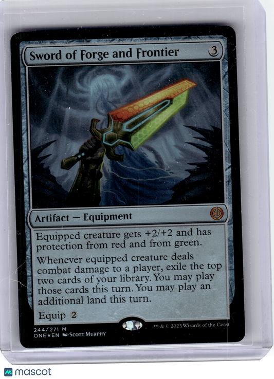 2023 Magic: TG—Sword of Forge and Frontier #244 Phyrexia: All Will Be One—Mythic