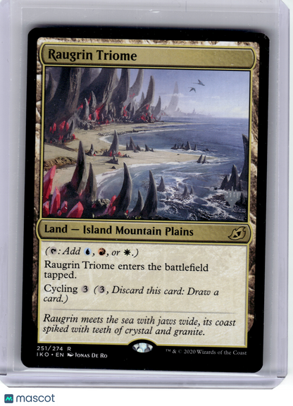 2020 Magic: The Gathering—Raugrin Triome #251 Ikoria: Lair of Behemoths—Non-Foil