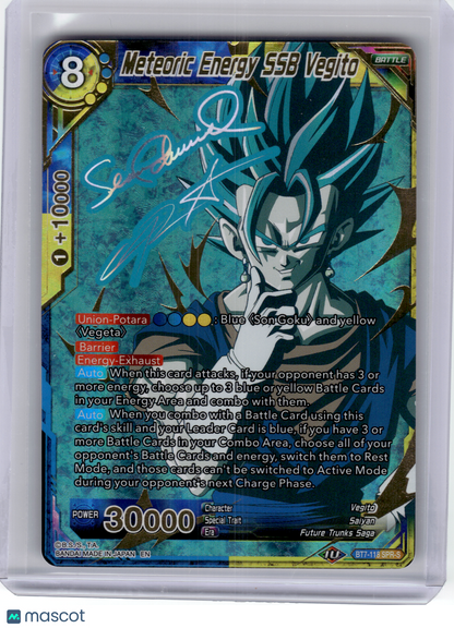 2019 Vegito #BT7-118 Assault of the Saiyans—Super Rare Signature Foil [LP]