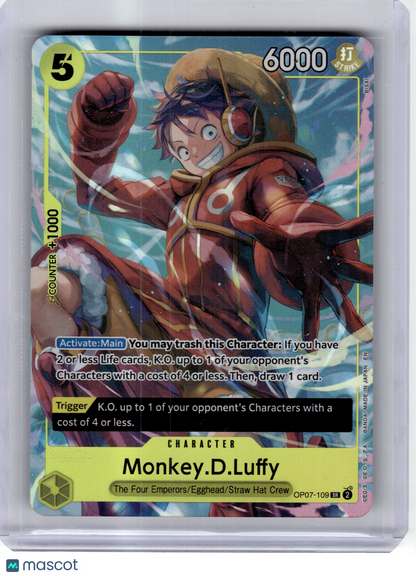 2024 One Piece—Monkey.D.Luffy #OP07-109 Illustration Box Vol.3—Super Rare Promo