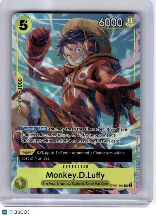 2024 One Piece—Monkey.D.Luffy #OP07-109 Illustration Box Vol.3—Super Rare Promo