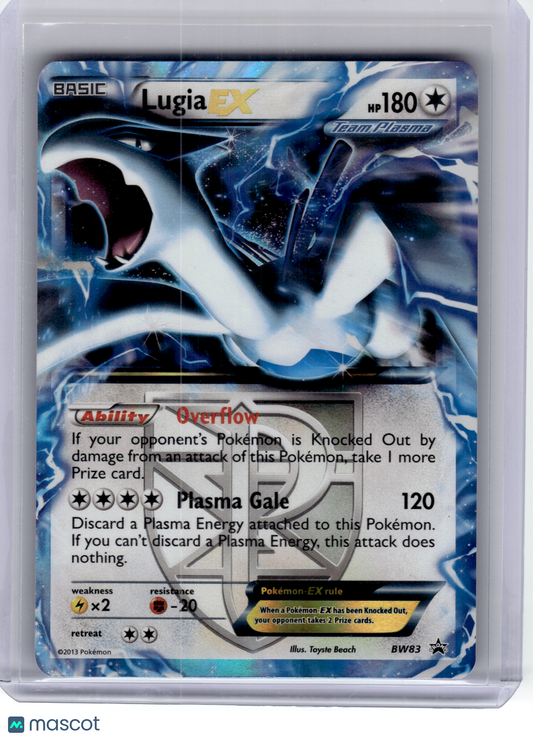 2013 Pokemon—Lugia EX #BW83 Black & White—Black Star Promo Holo [Lightly Played]