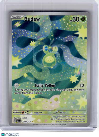 2026 Pokemon—Budew #221 Ascended Heroes—Illustration Rare Holo