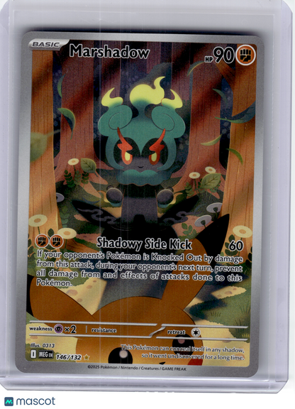 2025 Pokemon—Marshadow #146 Mega Evolution—Illustration Rare Holo
