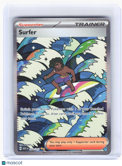 2026 Pokemon—Surfer #293/217 Ascended Heroes—Special Illustration Rare Holo