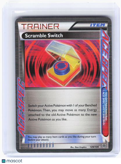 2013 Pokemon—Scramble Switch #129 Plasma Storm—Rare Ace Holo [Lightly Played]