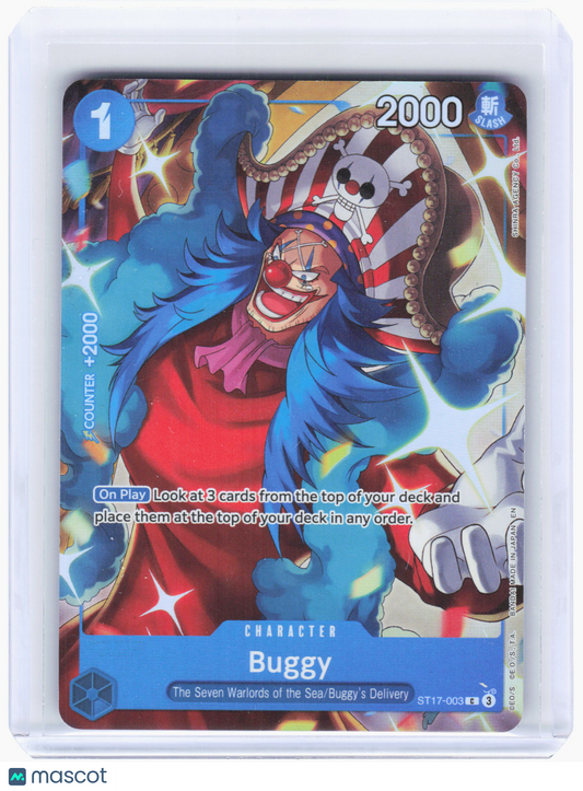 2024 One Piece—Buggy #ST17-003 Donquixote Doflamingo—Foil [Alt Art] [Damaged]