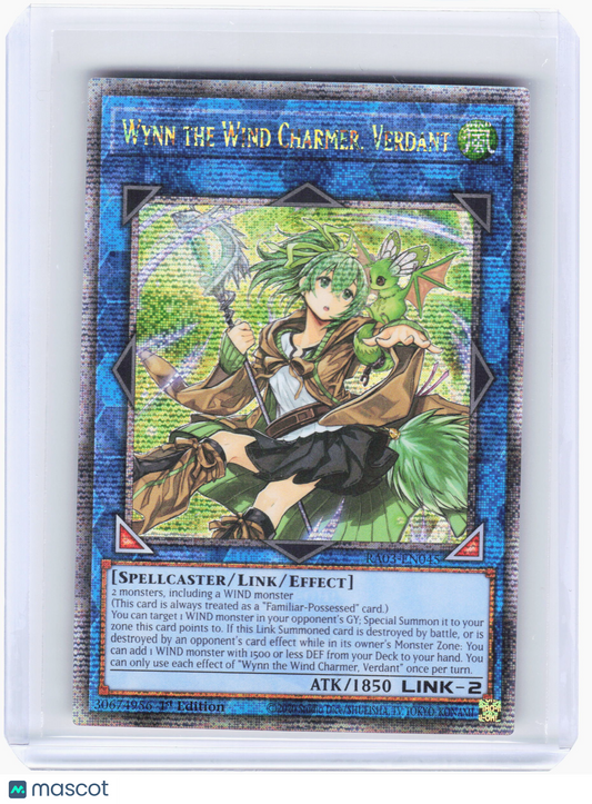 2024 YuGiOh!—Wynn the Wind Charmer, Verdant #RA03-EN045—PUR (1st Ed)