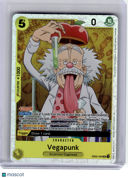 2025 One Piece—Vegapunk #EB02-056 Anime 25th Collection—Secret Rare Foil
