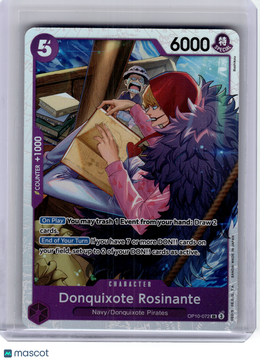 2025 One Piece—Donquixote Rosinante #OP10-072 Royal Blood—Secret Rare Foil