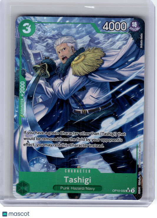 2025 One Piece—Tashigi #OP10-032 Royal Blood—Secret Rare Foil