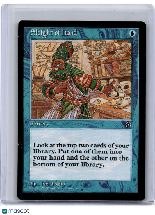 1998 Magic: The Gathering—Sleight of Hand #46 Portal Second Age—Common Nonfoil
