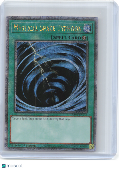 2024 Yu-Gi-Oh! TCG—Mystical Space Typhoon #RA02-EN048—QCSR Foil 1st Edition