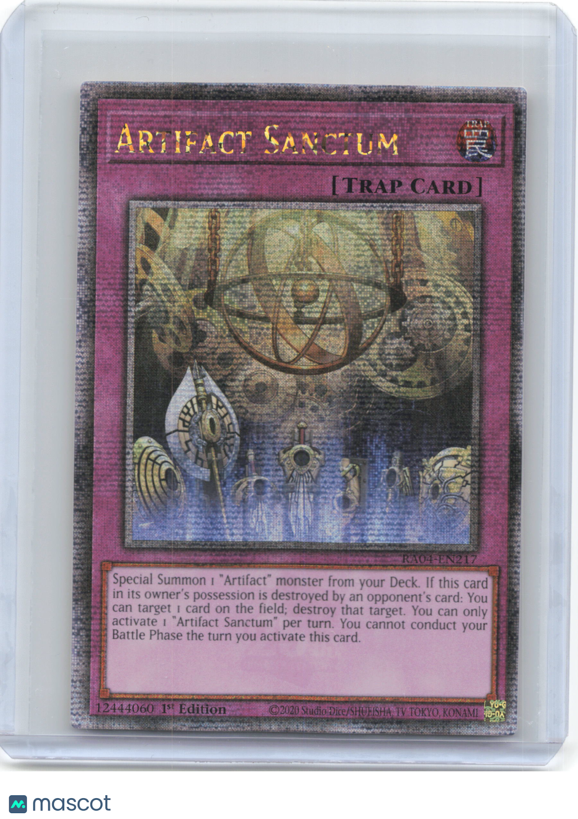 2020 Yu-Gi-Oh! TCG—Artifact Sanctum #RA04-EN217—QCSR Foil 1st Ed