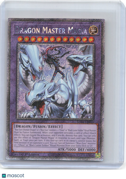 2024 Yu-Gi-Oh!—Dragon Master Magia #RA04-EN055—PSR Foil 1st Ed