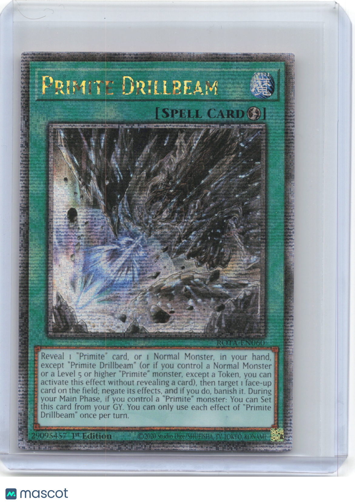 2024 Yu-Gi-Oh! TCG—Primite Drillbeam #ROTA-EN060—QCSR Foil 1st Edition