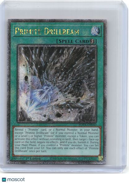2024 Yu-Gi-Oh! TCG—Primite Drillbeam #ROTA-EN060—QCSR Foil 1st Edition