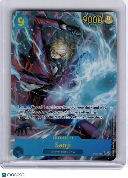 2024 One Piece—Sanji #OP06-119 Wings of the Captain—Secret Rare Foil [Alt Art]