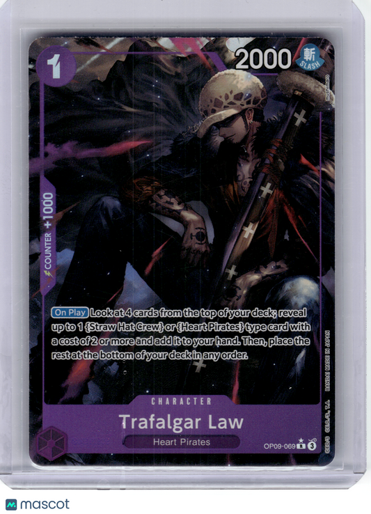 2024 One Piece—Trafalgar Law #OP09-069 Emperors in the New World—Rare [Alt Art]