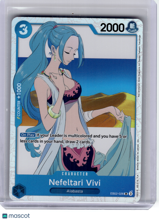 2025 One Piece—Nefeltari Vivi #EB02-026 Anime 25th Collection—Super Rare Foil