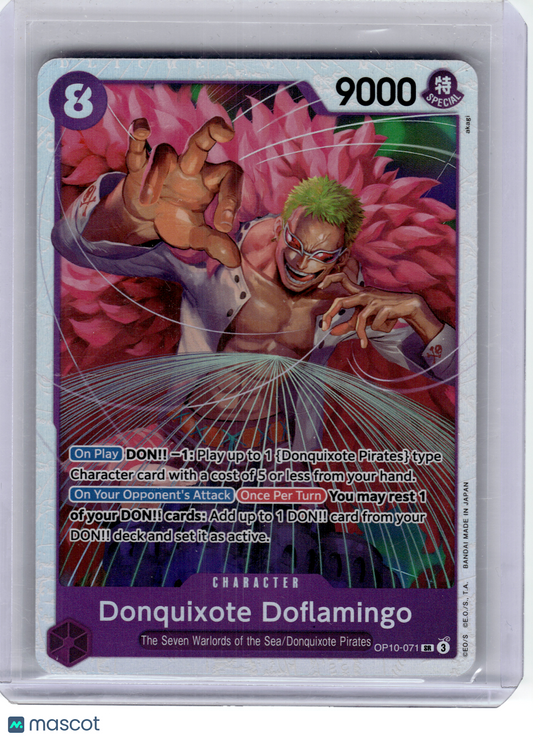 2025 One Piece—Donquixote Doflamingo #OP10-071 Royal Blood—Super Rare Foil