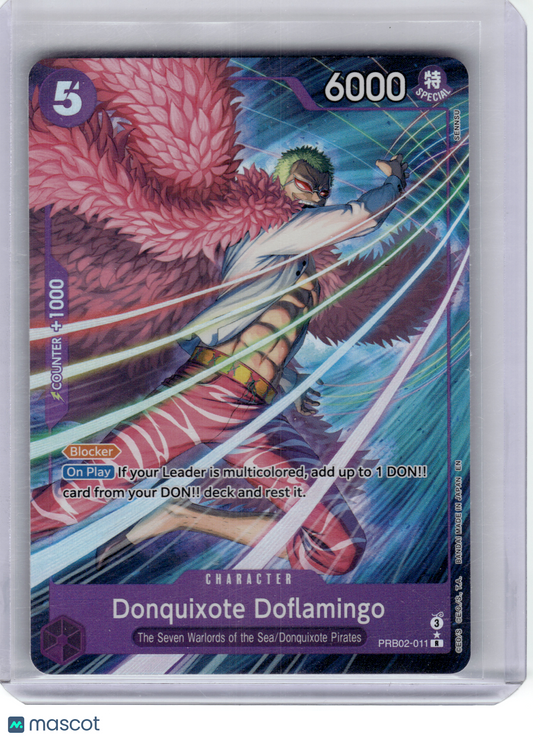2025 One Piece—Donquixote Doflamingo #PRB02-011 -The Best- Vol. 2—Rare [Alt Art]