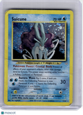 2000 Pokemon—Suicune #14/64 Neo Revelation—Rare Holo [DMG/Altered]