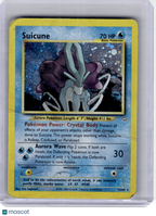 2000 Pokemon—Suicune #14/64 Neo Revelation—Rare Holo [DMG/Altered]