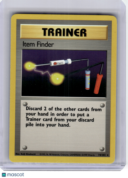 1999 Pokemon—Item Finder #74/102 Base Set—Rare Regular