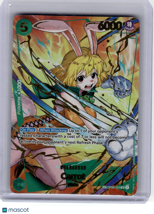 2025 One Piece—Carrot #OP08-023 Premium Booster -The Best- Vol. 2—Special Rare