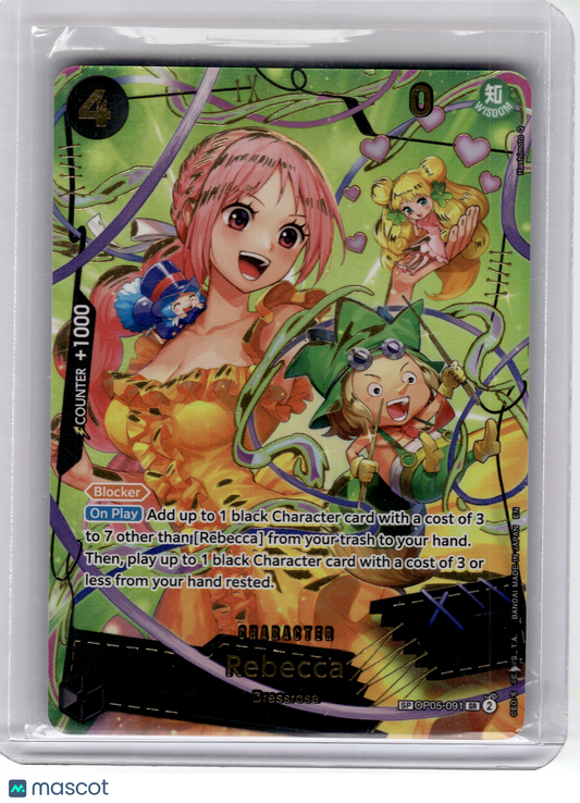 2025 One Piece—Rebecca #OP05-091 Premium Booster -The Best- Vol. 2—Special Rare