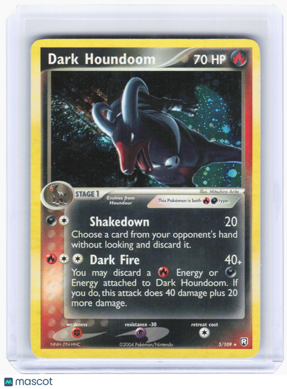 Pokemon—Dark Houndoom #5/109 2004 EX Team Rocket Returns—Holo [Lightly Played]