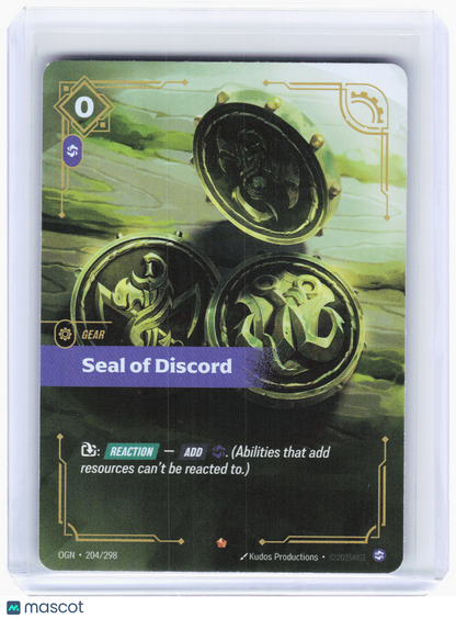 2025 Riftbound—Seal of Discord #204 Origins—Epic Foil