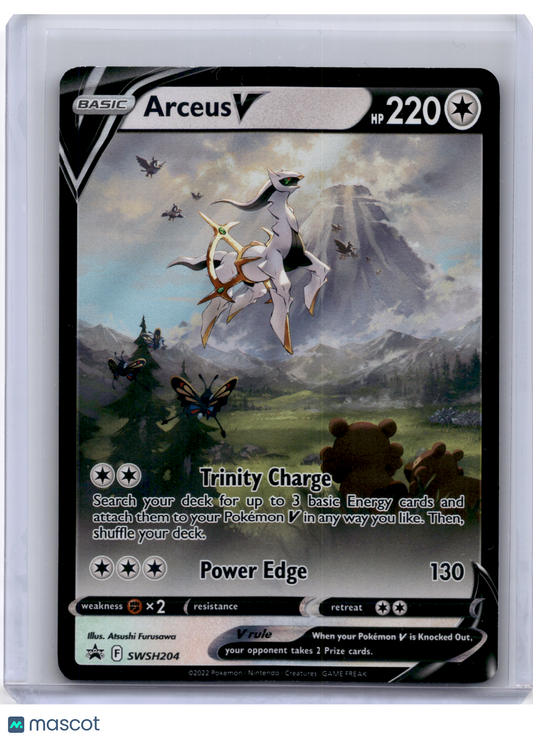 2022 Pokemon—Arceus V #SWSH204 Sword & Shield—Black Star Promo [Lightly Played]
