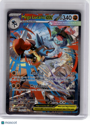2025 Pokemon—Mega Lucario ex #179/132 Mega Evolution—Special Illustration Rare