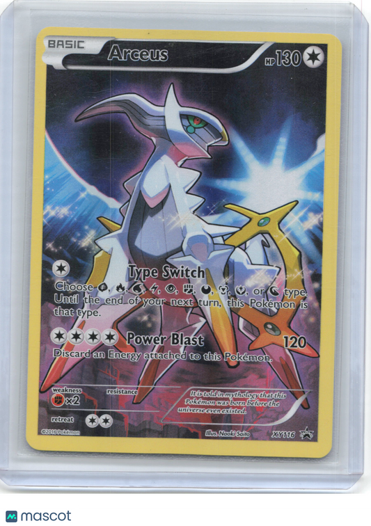 2016 Pokemon—Arceus #XY116 XY Promos—Black Star Promo Foil
