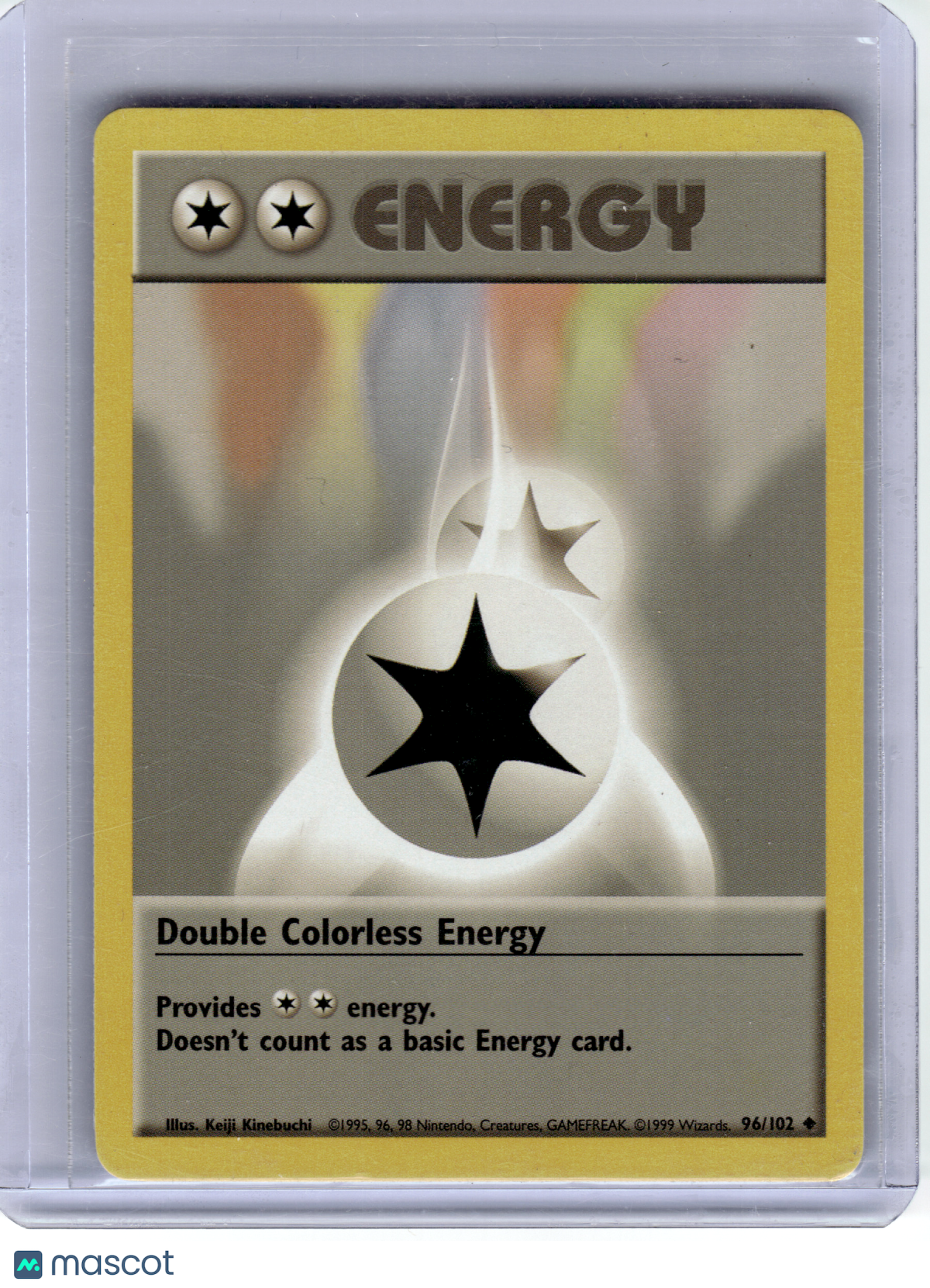 1999 Pokemon—Double Colorless Energy #96/102 Base Set—Uncommon Non-Holo ...