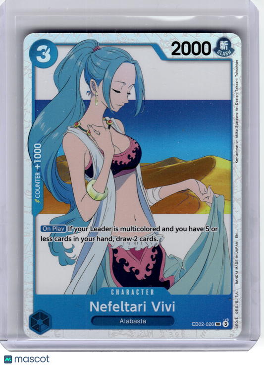 2025 One Piece—Nefeltari Vivi #EB02-026 Extra Booster: Anime 25th Collection—SR
