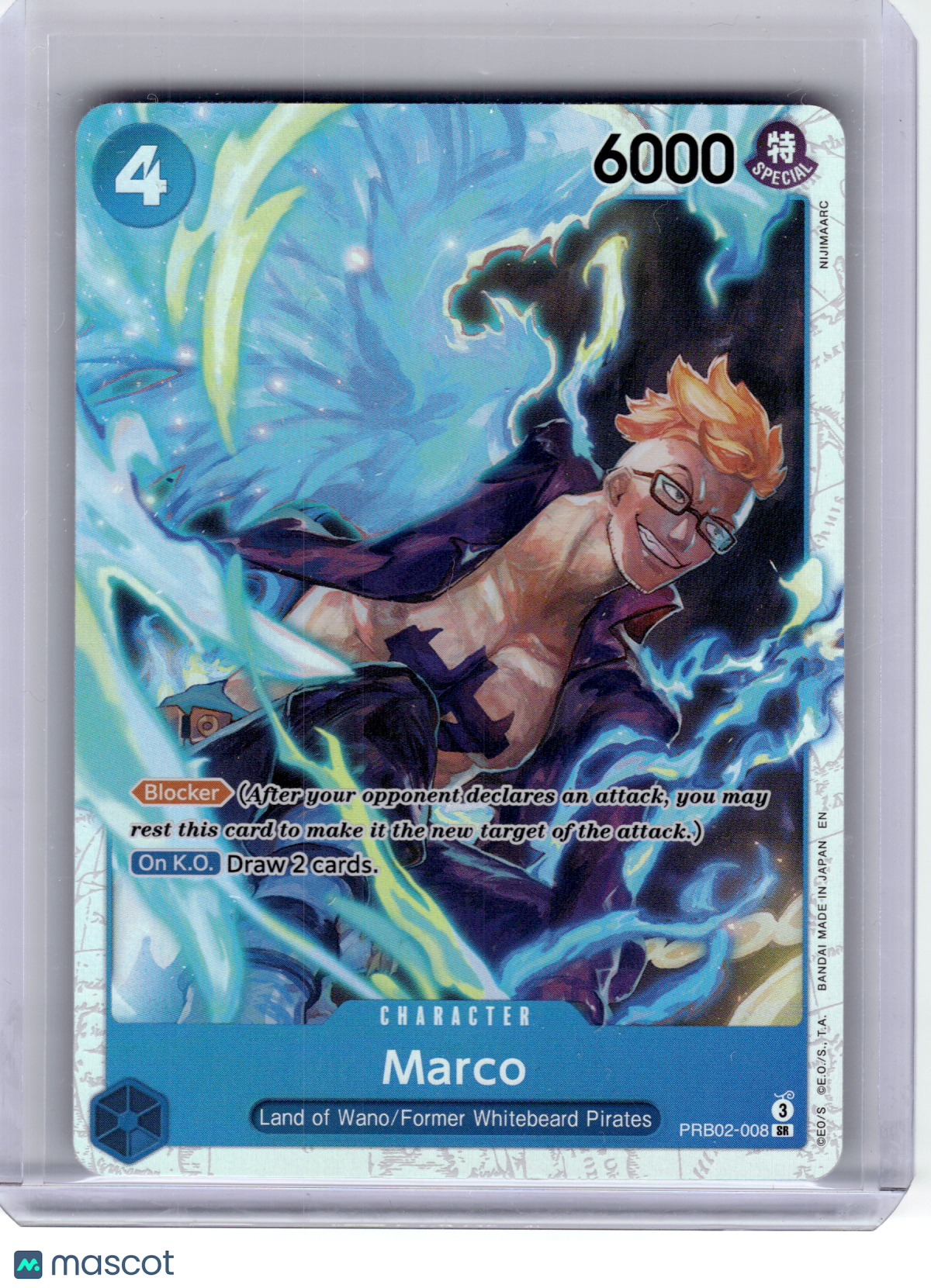 2025 One Piece—Marco PRB02-008 Premium Booster -The Best- Vol. 2—Super Rare Foil