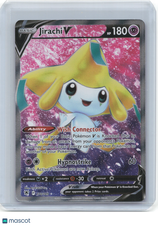2022 Pokemon—Jirachi V (Full Art) #170/189 Astral Radiance—Ultra Rare Foil