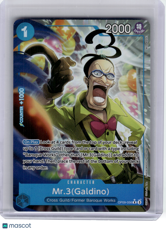 2025 One Piece—Mr.3(Galdino) OP09-056 Premium Booster -The Best- Vol. 2—Rare(AA)
